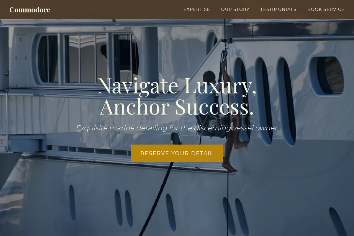 Commodore Boat Cleaning