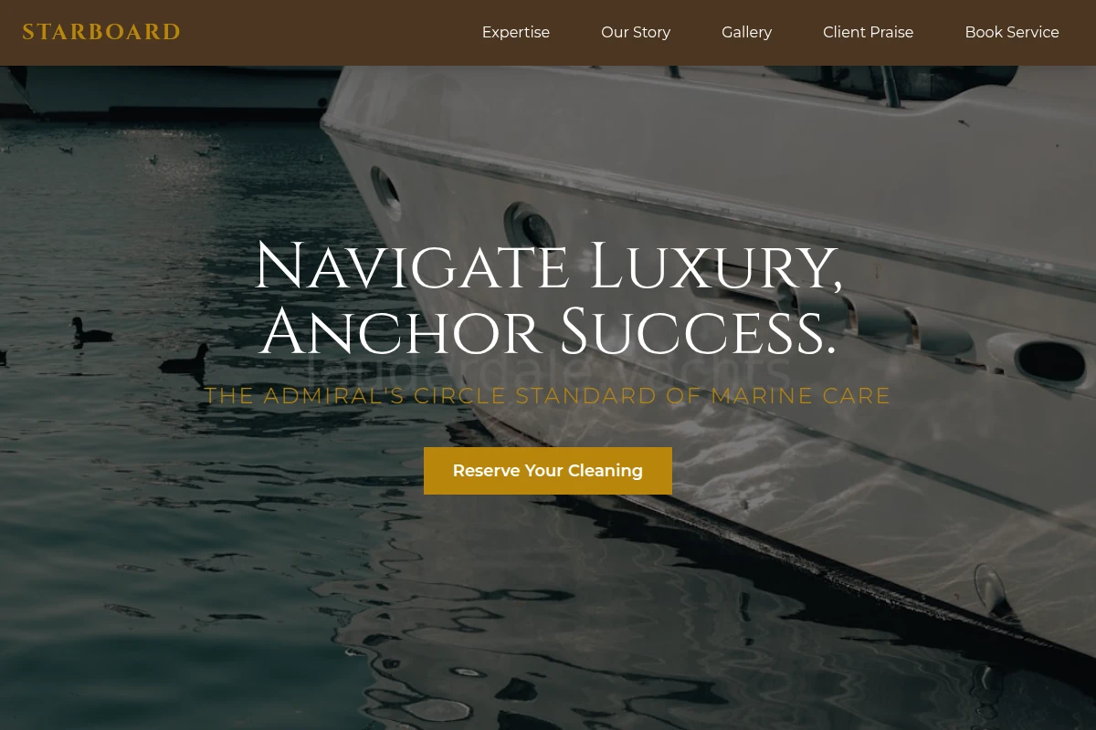 Starboard Boat Cleaning