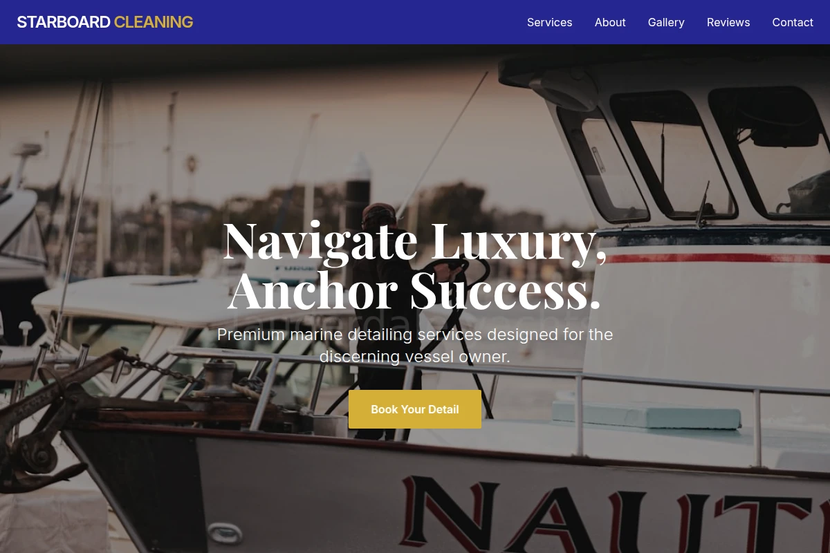 Starboard Boat Cleaning